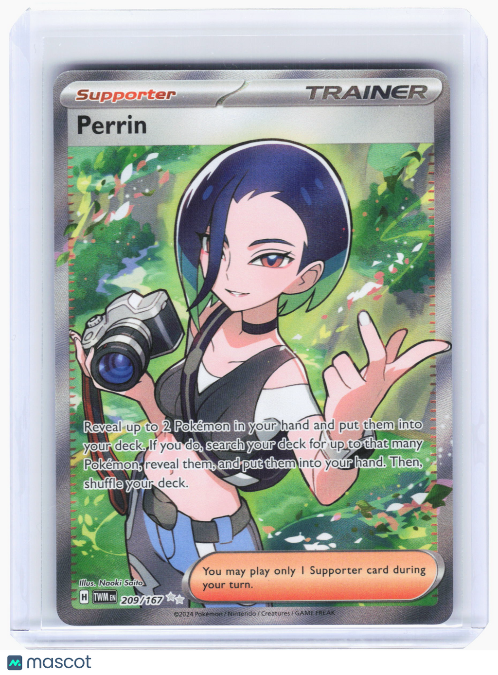 2024 Pokemon—Perrin #209 Twilight Masquerade—Ultra Rare Holo