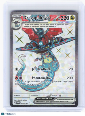 2024 Pokemon—Dragapult ex #200 Twilight Masquerade—Ultra Rare Holo