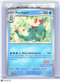 2025 Pokemon—Feraligatr #213 Scarlet & Violet—Black Star Promo (Stamped)(Sealed)