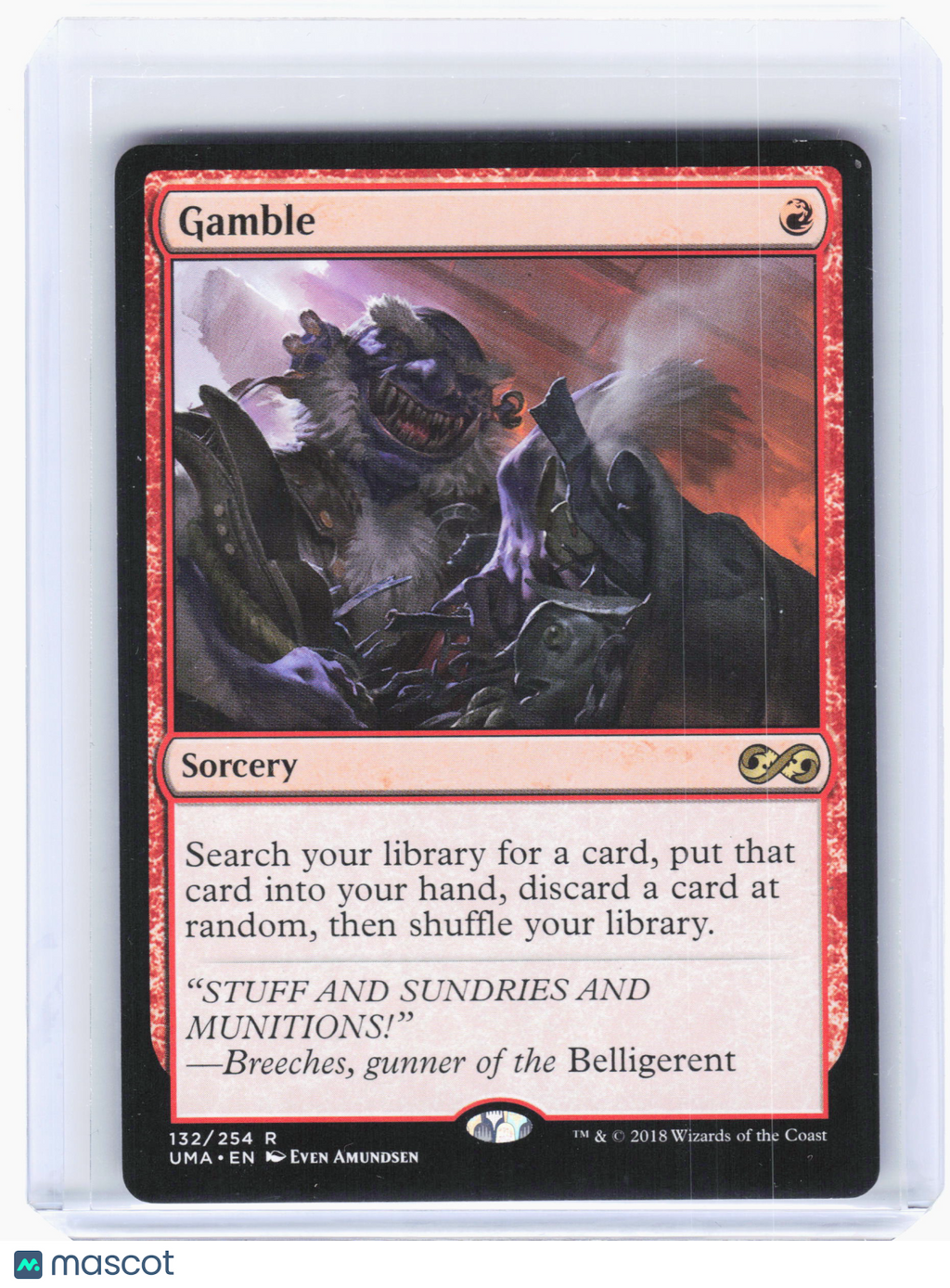 2018 Magic: The Gathering—Gamble #132 Ultimate Masters—Rare Nonfoil [LP]