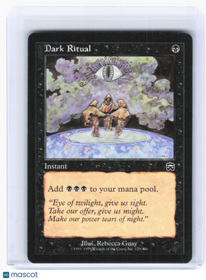 1999 Magic: TG—Dark Ritual #129 Mercadian Masques—Common Nonfoil [LP]