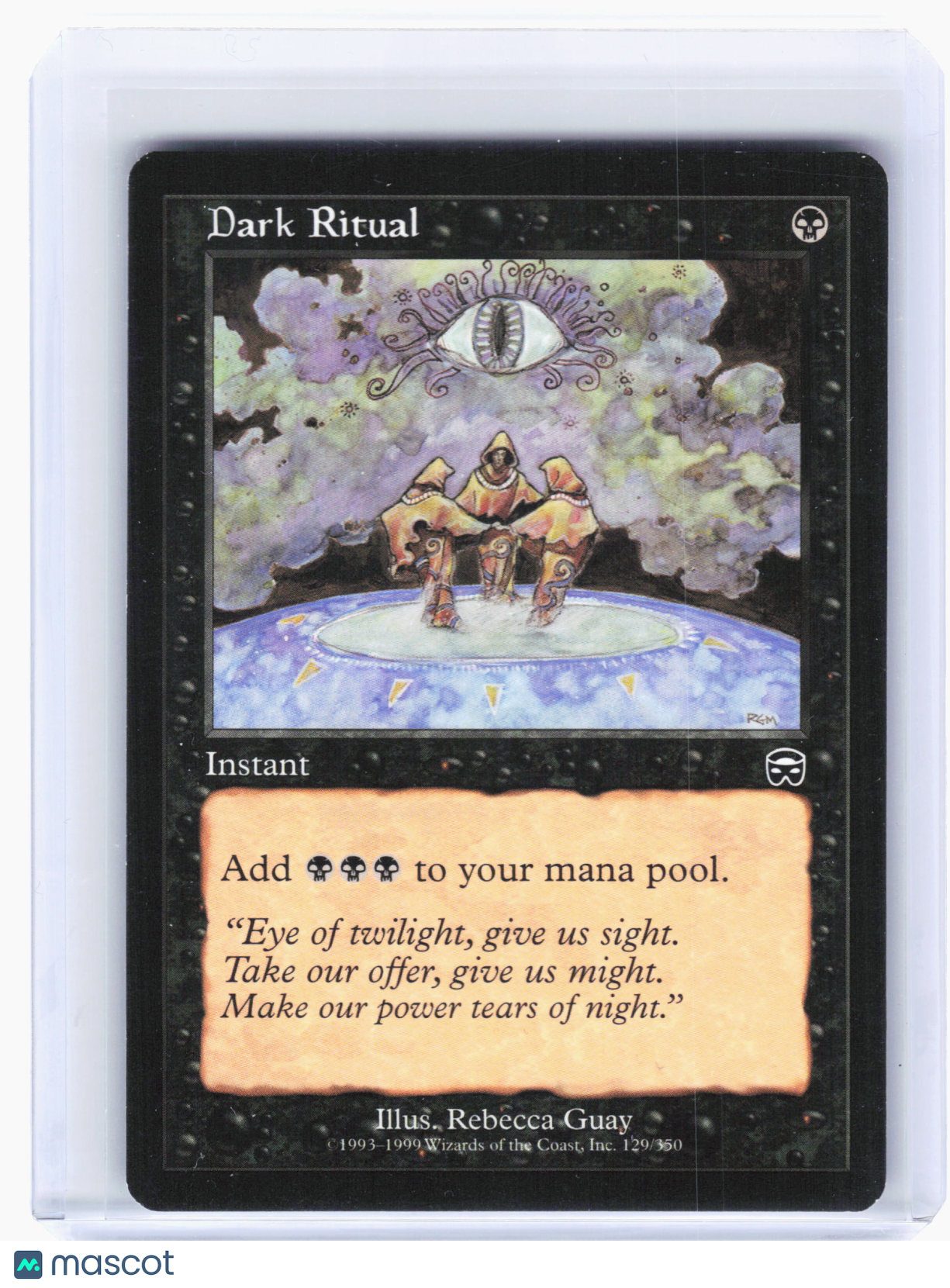 1999 Magic: TG—Dark Ritual #129 Mercadian Masques—Common Nonfoil [LP]