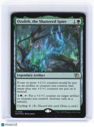 2023 MTG—Ozolith, the Shattered Spire #198 Promo Pack: MOM—Rare Foil