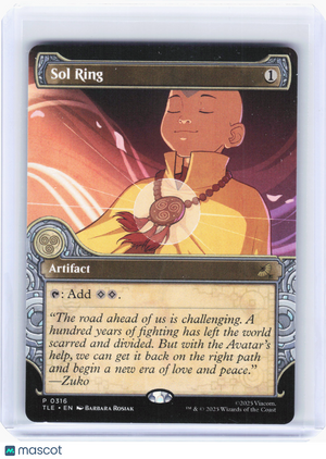 2025 MTG—Sol Ring #316 ATLA: Eternal-Legal—Promo Nonfoil (Showcase)