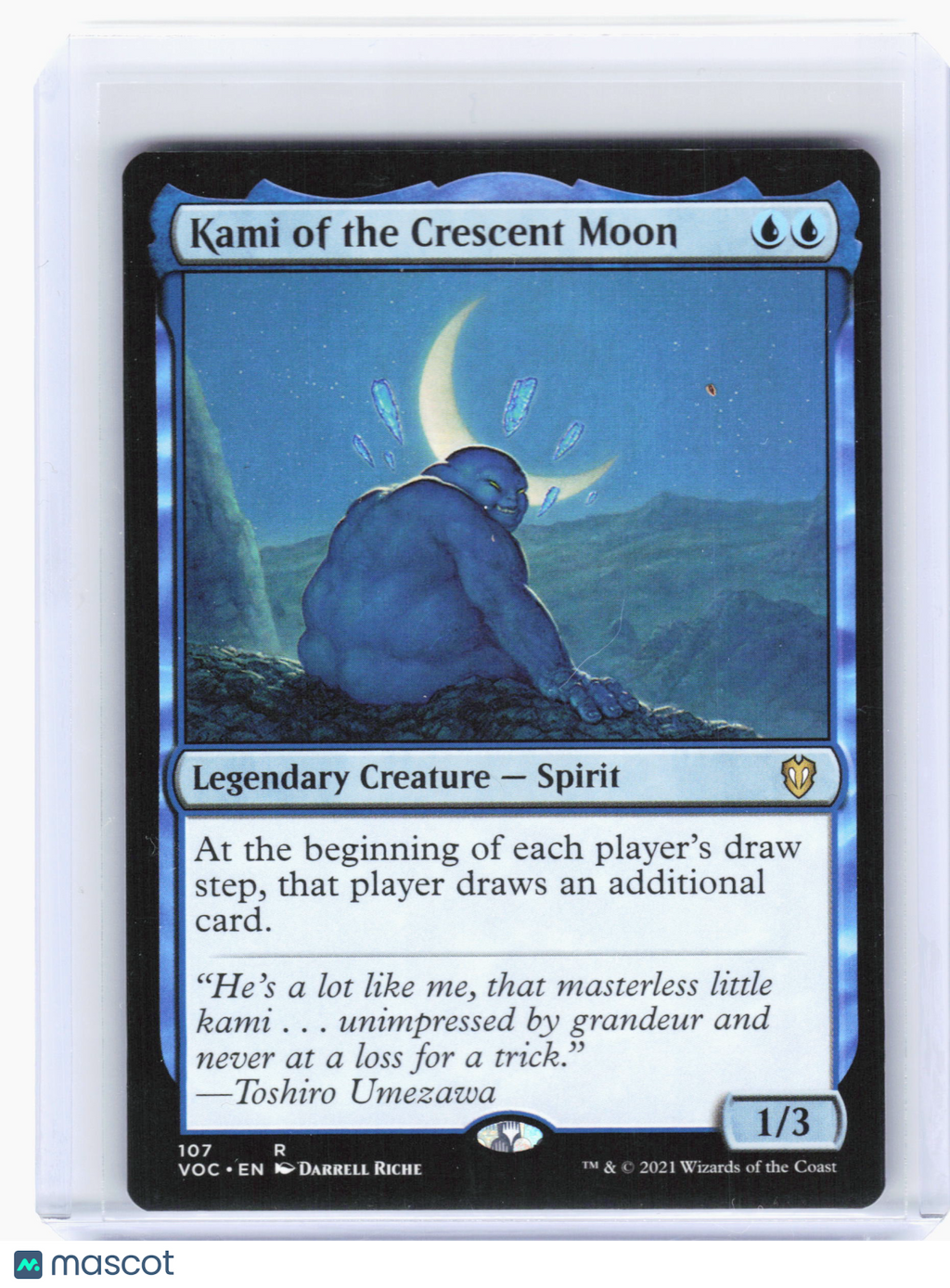 2021 MTG—Kami of the Crescent Moon #107 VOC—Rare Nonfoil