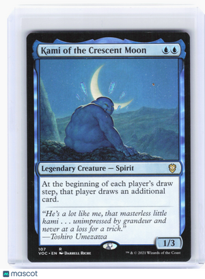 2021 MTG—Kami of the Crescent Moon #107 VOC—Rare Nonfoil