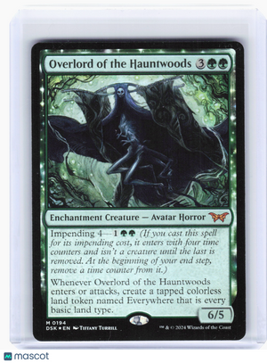 2024 Magic: TG—Overlord of the Hauntwoods #194 Duskmourn: House of Horror—M Foil