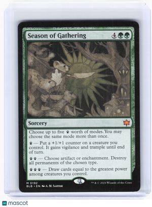 2024 Magic: The Gathering—Season of Gathering #192 Bloomburrow—Mythic Nonfoil