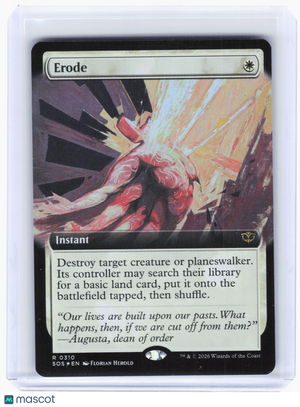 2026 Magic: The Gathering—Erode #310 Secrets of Strixhaven—Rare Foil (Ext Art)