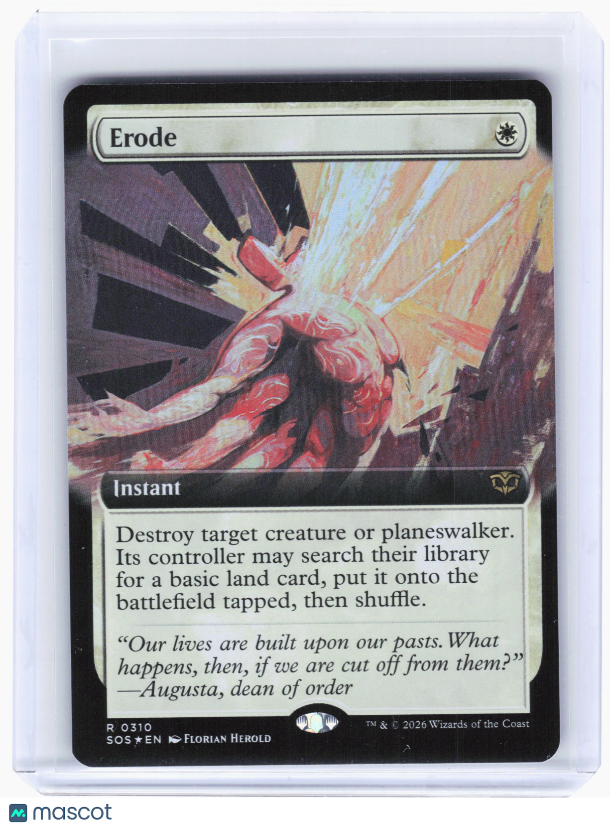 2026 Magic: The Gathering—Erode #310 Secrets of Strixhaven—Rare Foil (Ext Art)