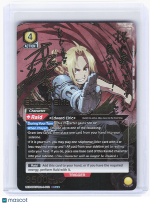 2025 Union Arena—Edward Elric #UE09BT/FMA-1-012 FULLMETAL ALCHEMIST—SR** Foil