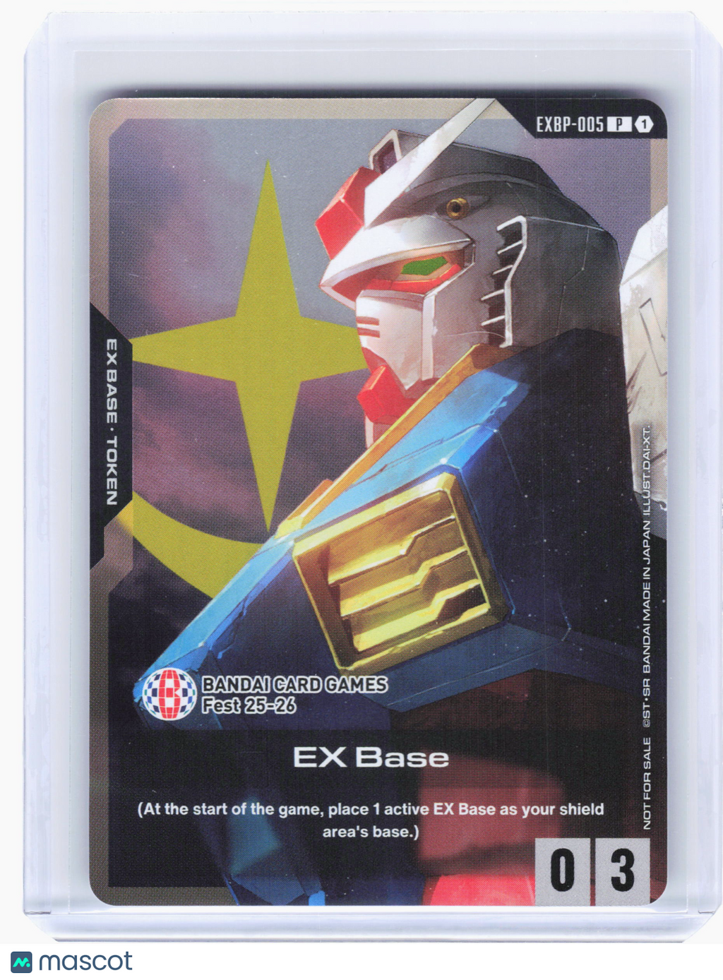 2025 Gundam TCG—EX Base #5 Promo EX Base Tokens—(Bandai Card Games Fest 25-26)