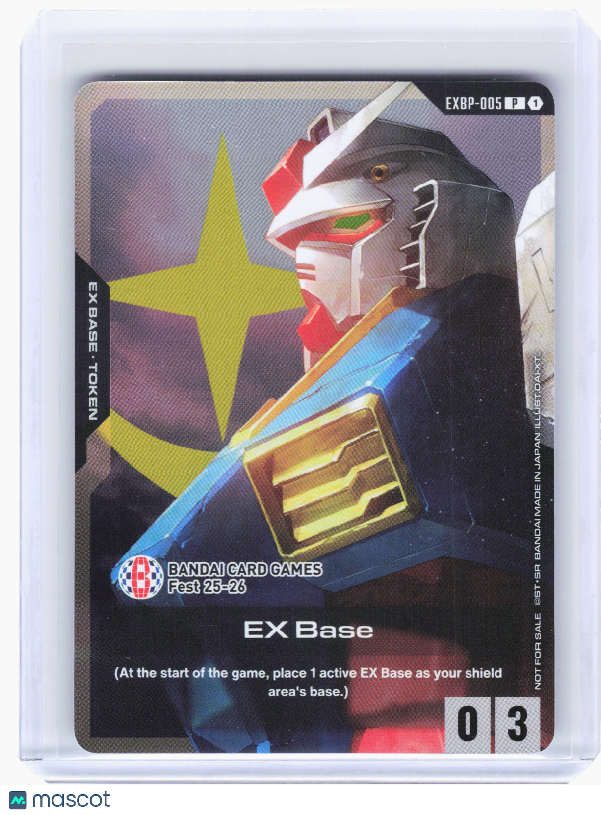 2025 Gundam TCG—EX Base #5 Promo EX Base Tokens—(Bandai Card Games Fest 25-26)