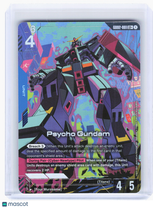 2025 Gundam Card Game—Psycho Gundam #GD02-001 Dual Impact—Legendary Rare+ Foil