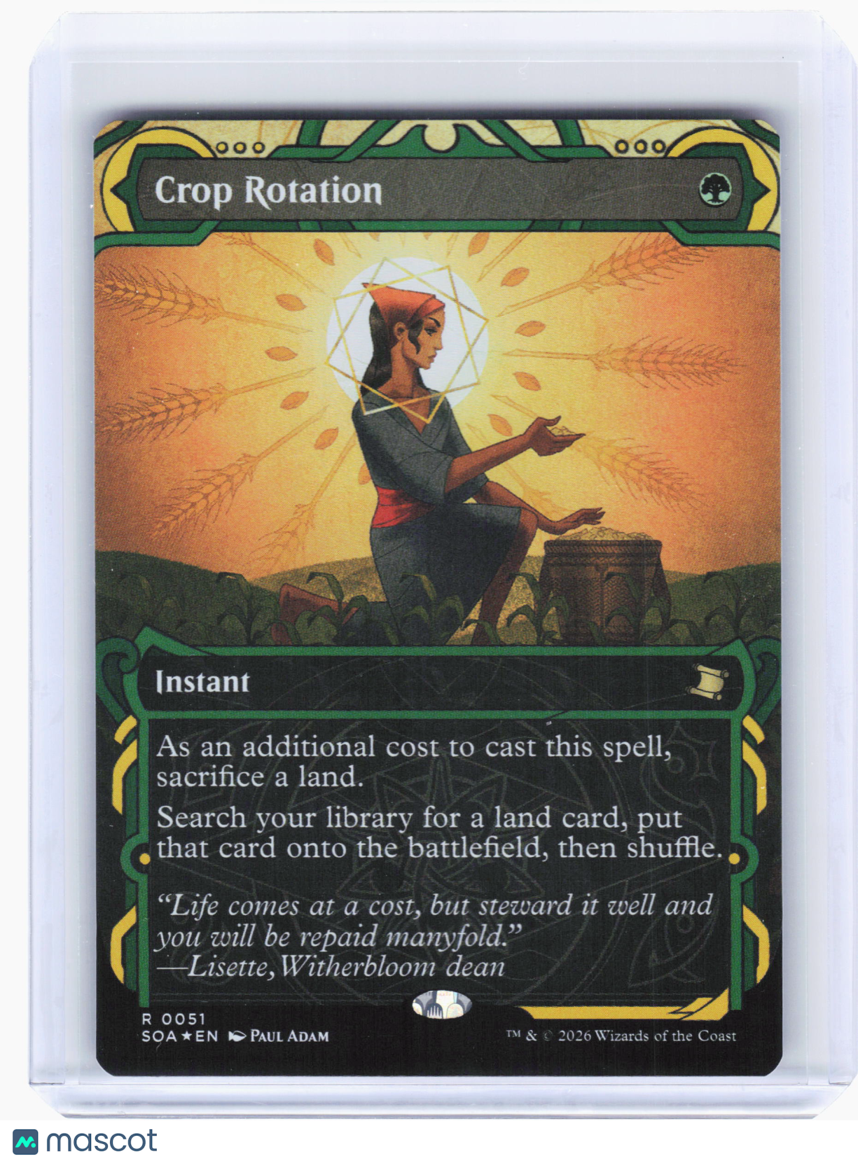 2026 MTG—Crop Rotation #51 Secrets of Strixhaven: Mystical Archive—Rare Foil