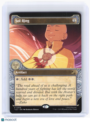 2025 MTG—Sol Ring #316 ATLA: Eternal-Legal—Promo Nonfoil (Showcase)