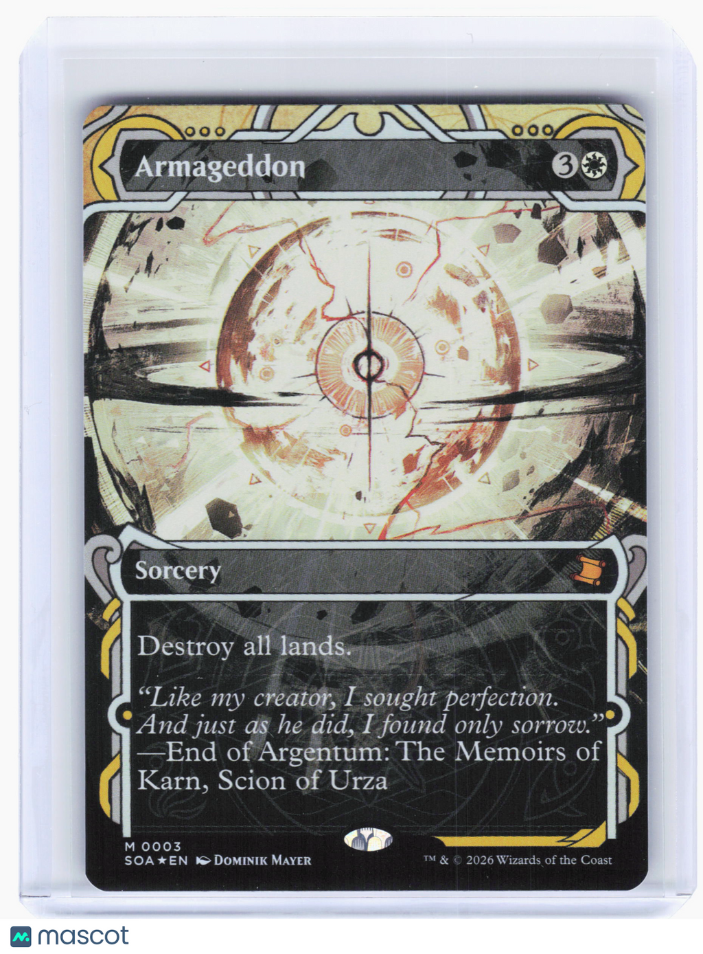 2026 MTG—Armageddon #3 Secrets of Strixhaven: Mystical Archive—Mythic Foil