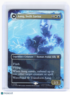 2025 MTG—Aang, Swift Savior #298 ATLA—Rare Foil (Borderless)