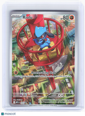 2025 Pokemon—Riolu #10 Mega Evolution Promo—Black Star Promo Holo