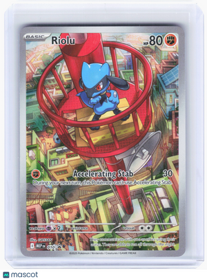 2025 Pokemon—Riolu #10 Mega Evolution Promo—Black Star Promo Holo
