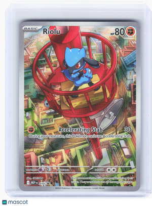 2025 Pokemon—Riolu #10 Mega Evolution Promo—Black Star Promo Holo