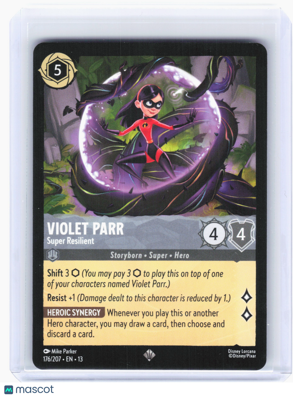 2026 Disney Lorcana—Violet Parr #176 Attack of the Vine!—SR Nonfoil [LP]