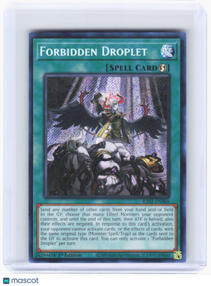 2023 YuGiOh—Forbidden Droplet #RA01-EN064 RA01—Secret Rare Foil (1st ED)