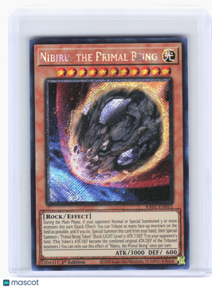 2023 YuGiOh—Nibiru, the Primal Being #RA01-EN015 RA01—Secret Rare Foil (1st ED)