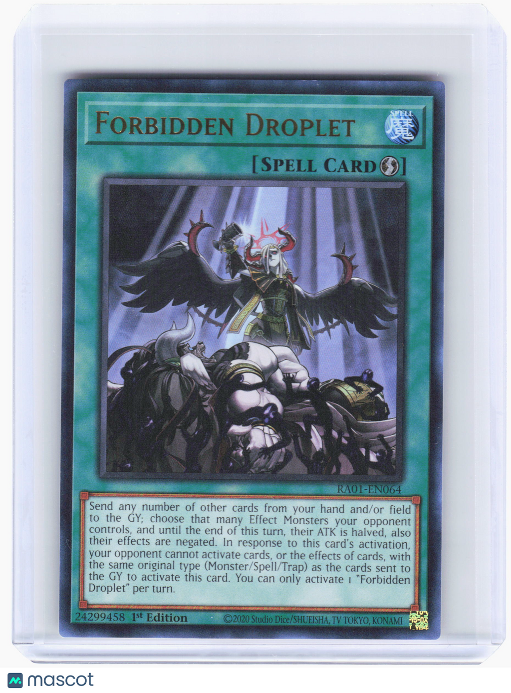 2023 YuGiOh—Forbidden Droplet #RA01-EN064 RA01—Super Rare Foil (1st ED)