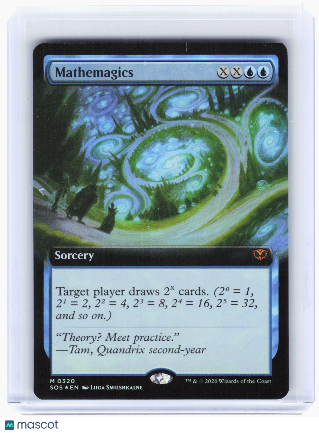 2026 Magic: TG—Mathemagics #320 Secrets of Strixhaven—Mythic Foil (Extended Art)