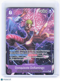 2025 One Piece TCG—Donquixote Doflamingo #71 OP10 Royal Blood—SR Foil (Parallel)