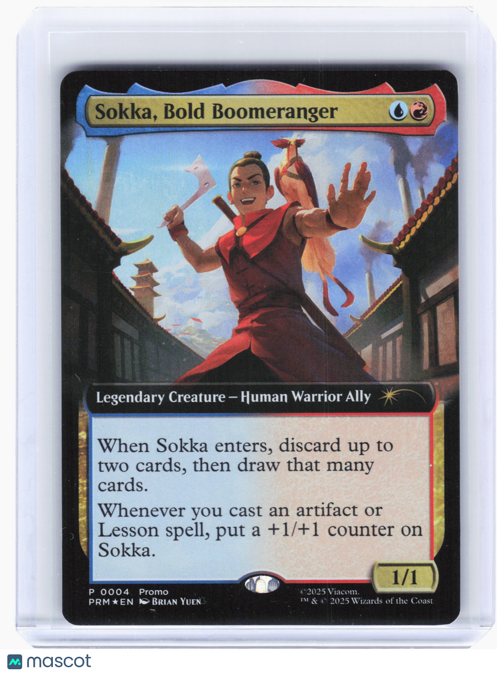 2025 Magic: TG—Sokka, Bold Boomeranger #4 Media Promos—Promo Foil (Extended Art)