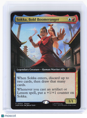 2025 Magic: TG—Sokka, Bold Boomeranger #4 Media Promos—Promo Foil (Extended Art)