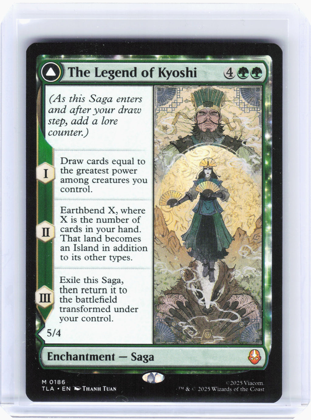 2025 Magic: TG—Avatar Kyoshi // The Legend of Kyoshi #186 ATLA—Mythic Nonfoil
