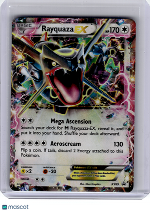 2015 Pokemon—Rayquaza EX #XY69 XY—Black Star Promo Holo [Heavily Played]