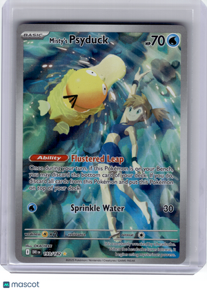 2025 Pokemon—Misty's Psyduck #193 Destined Rivals—Illustration Rare Holo [LP]