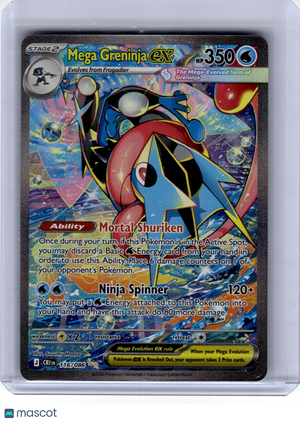 2026 Pokemon—Mega Greninja ex #116 Chaos Rising—SIR Holo [Lightly Played]