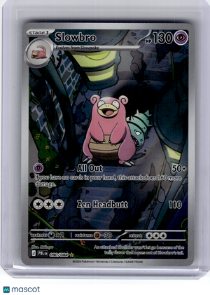 2026 Pokemon—Slowbro #90 Pitch Black—Illustration Rare Holo