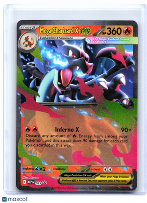 2026 Pokemon—Mega Charizard X ex #029 Mega Evolution Promo—Black Star Promo Holo