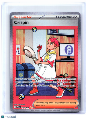 2025 Pokemon—Crispin #171/131 Prismatic Evolutions—Special Illustration Rare