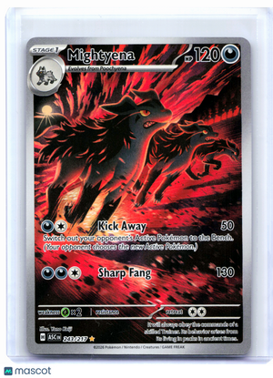 2026 Pokemon—Mightyena #243/217 Ascended Heroes—Illustration Rare Holo