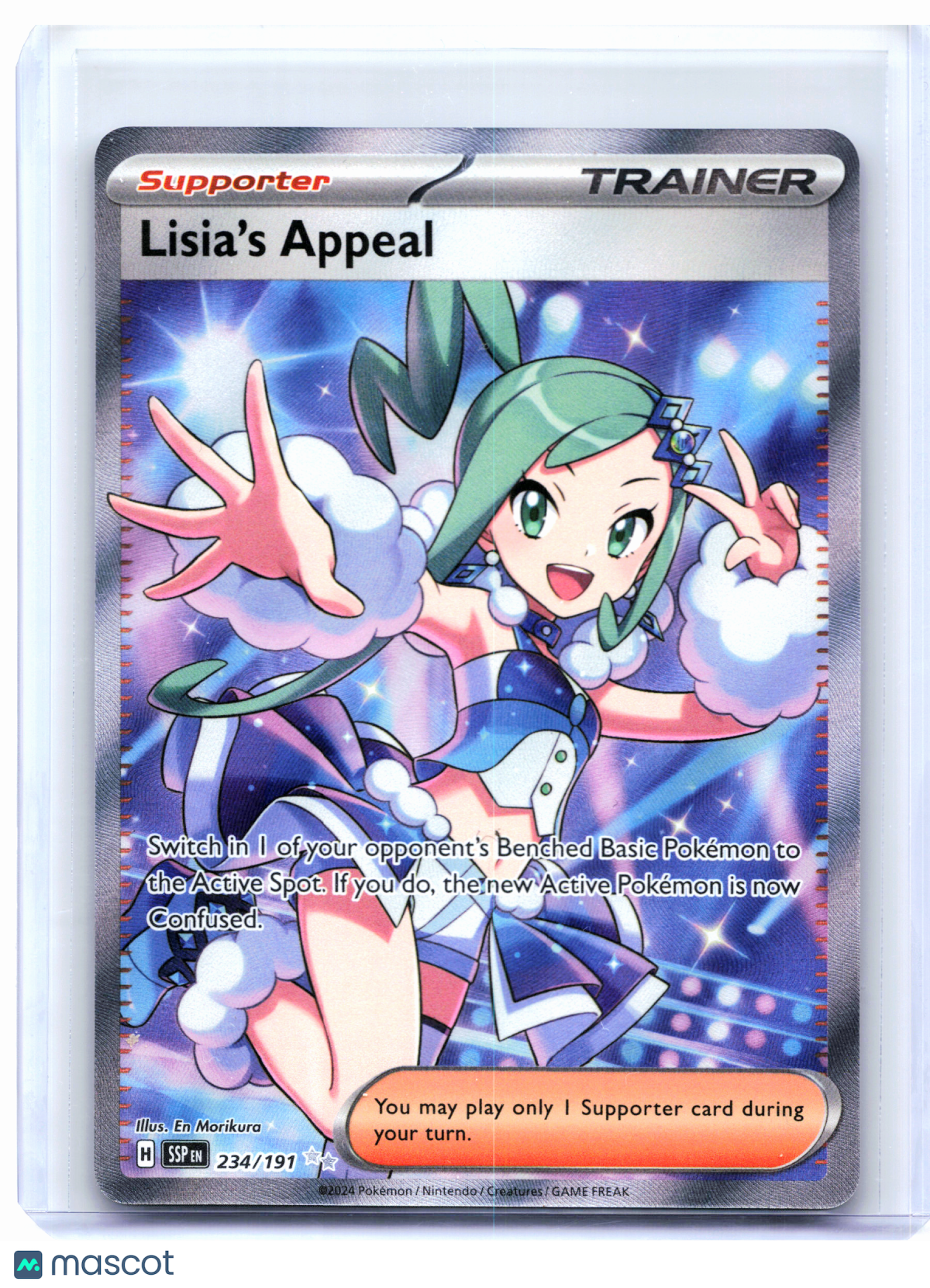 2024 Pokemon—Lisia's Appeal #234/191 Surging Sparks—Ultra Rare Holo