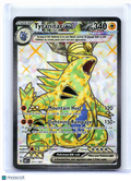 2023 Pokemon—Tyranitar ex #211/197 Obsidian Flames—Ultra Rare Holo