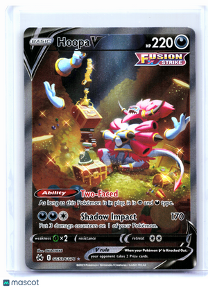 2023 Pokemon—Hoopa V #GG53/GG70 Crown Zenith: Galarian Gallery—Ultra Rare Holo