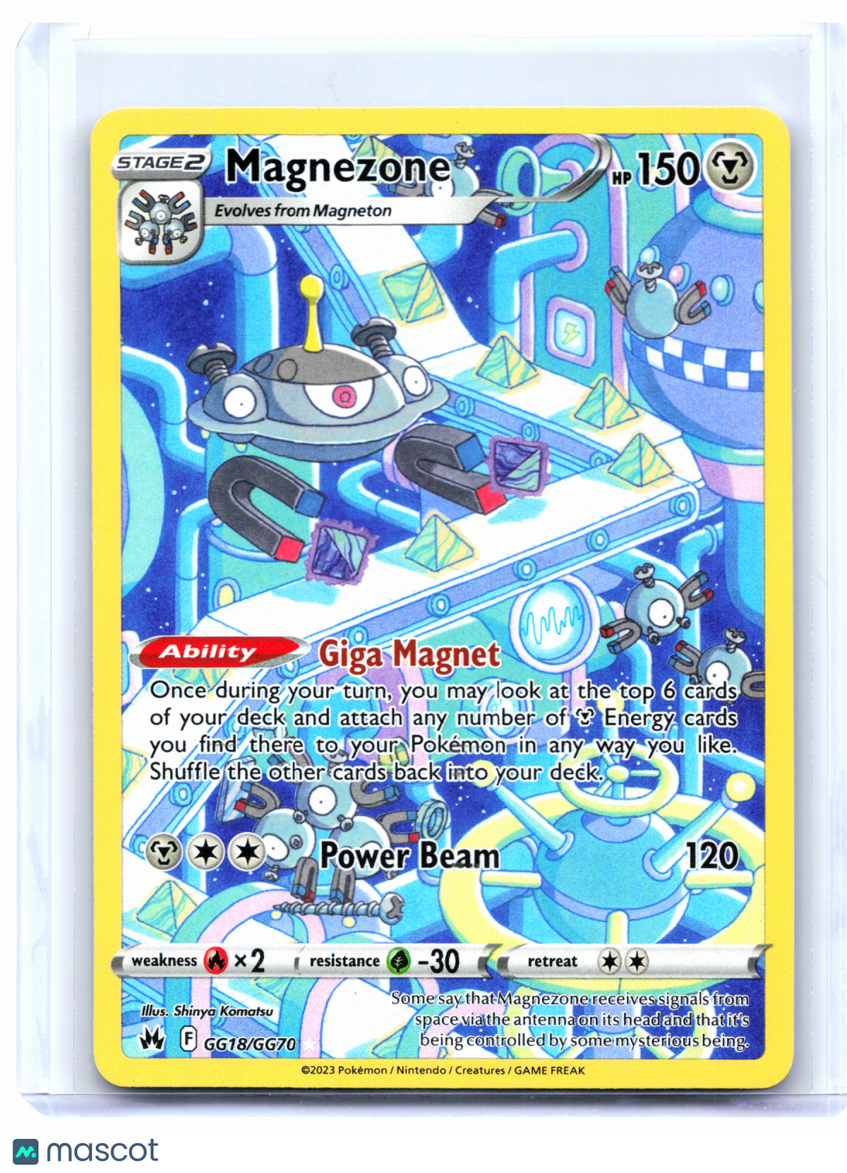 2023 Pokemon—Magnezone #GG18/GG70 Crown Zenith: Galarian Gallery—Ultra Rare [LP]
