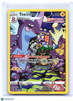 2023 Pokemon—Toxtricity #GG09/GG70 Crown Zenith: Galarian Gallery—UR [LP]