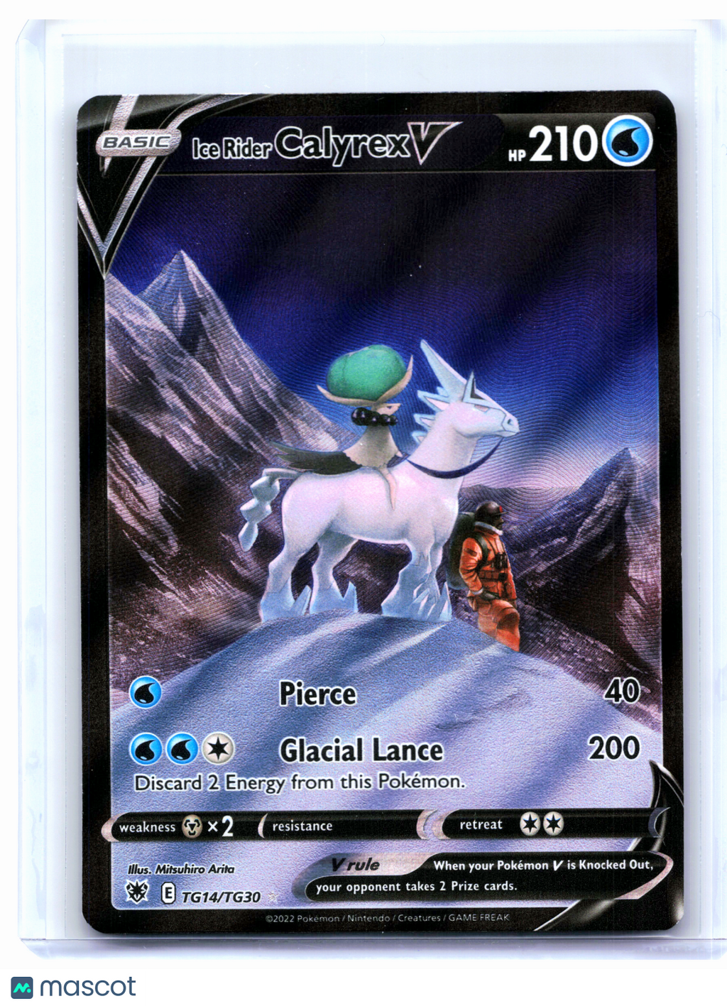 2022 Pokemon—Ice Rider Calyrex V #TG14 Astral Radiance Trainer Gallery—UR [LP]