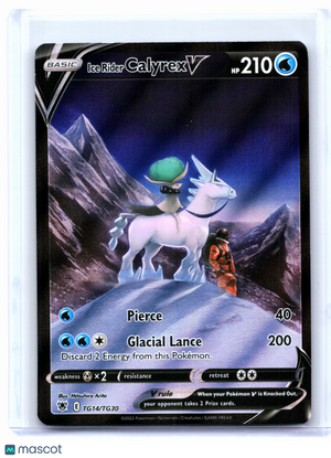 2022 Pokemon—Ice Rider Calyrex V #TG14 Astral Radiance Trainer Gallery—UR [LP]
