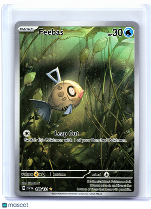 2024 Pokemon—Feebas #198/191 Surging Sparks—Illustration Rare Holo [LP]