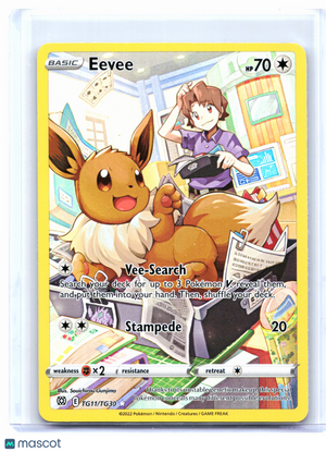 2022 Pokemon—Eevee #TG11/TG30 Astral Radiance Trainer Gallery—Ultra Rare [HP]